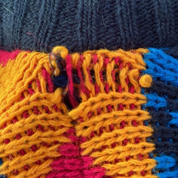 Croquet Club Plus Geometrical Designed Sweater - Picture 3 of 7